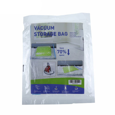 (MR.DIY) Travel Resealable Vacuum Plastic Storage Bag With Valve (50cm X 70cm)