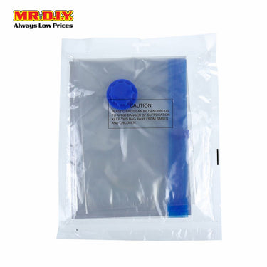 (MR.DIY) Travel Resealable Vacuum Plastic Storage Bag With Valve (50cm X 70cm)