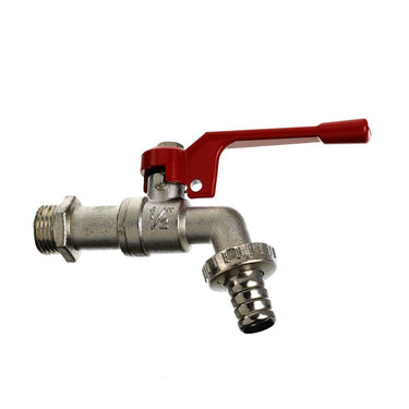 SZW Wall-Mounted Brass Faucet Ball Valve Bib Tap (1/2")