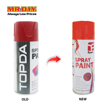 (MR.DIY) FLYERS Spray Paint Red #33 (400ml)