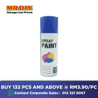 (MR.DIY) FLYERS Spray Paint Medium Blue #23 (400ml)