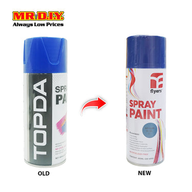 (MR.DIY) FLYERS Spray Paint Medium Blue #23 (400ml)