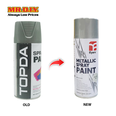 (MR.DIY) FLYERS Spray Paint Silver #803 (400ml)