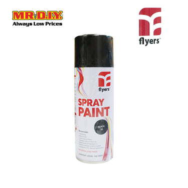 (MR.DIY) FLYERS Spray Paint Black #30 (400ml)
