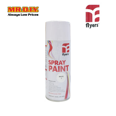 (MR.DIY) FLYERS Spray Paint White #2 (400ml)
