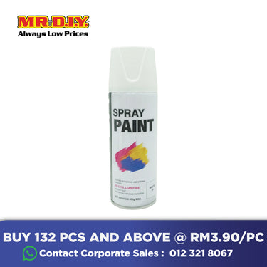 (MR.DIY) FLYERS Spray Paint White #2 (400ml)