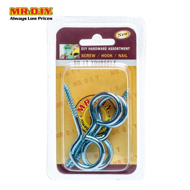 (MR.DIY) Screw Hook (7cm)