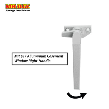 (MR.DIY) Alluminium Casement Window Stopper Right-Handle (10cm)