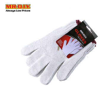 (MR.DIY) Cotton Gloves 700G (2 Pairs)