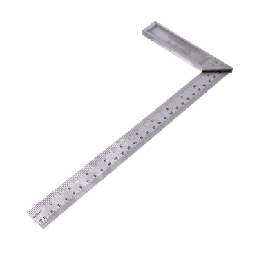 (MR.DIY) DIAMOND L-Shaped Metal Ruler 300mm