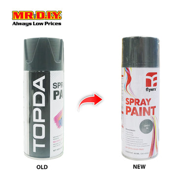 (MR.DIY) FLYERS Spray Paint Grey #16 (400ml)