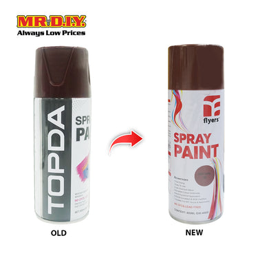 (MR.DIY) FLYERS Spray Paint Brown #60 (400ml)
