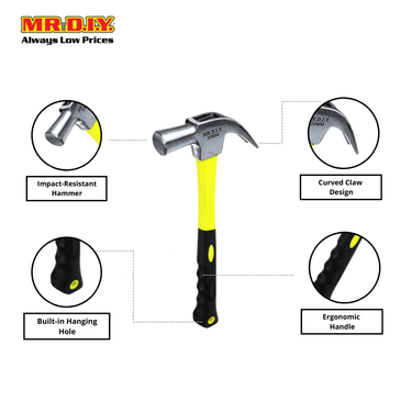 (MR.DIY) Claw Hammer 23mm
