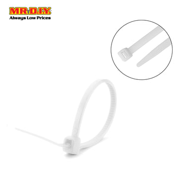 (MR.DIY) White Cable Ties (5mm x 25cm) 250pcs