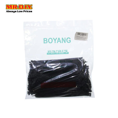 (MR.DIY) Black Cable Ties (4mm x 15cm) 500pcs
