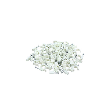 (MR.DIY) Cable Clip 8mm ( 100 pcs )