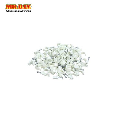 (MR.DIY) Cable Clip 8mm ( 100 pcs )
