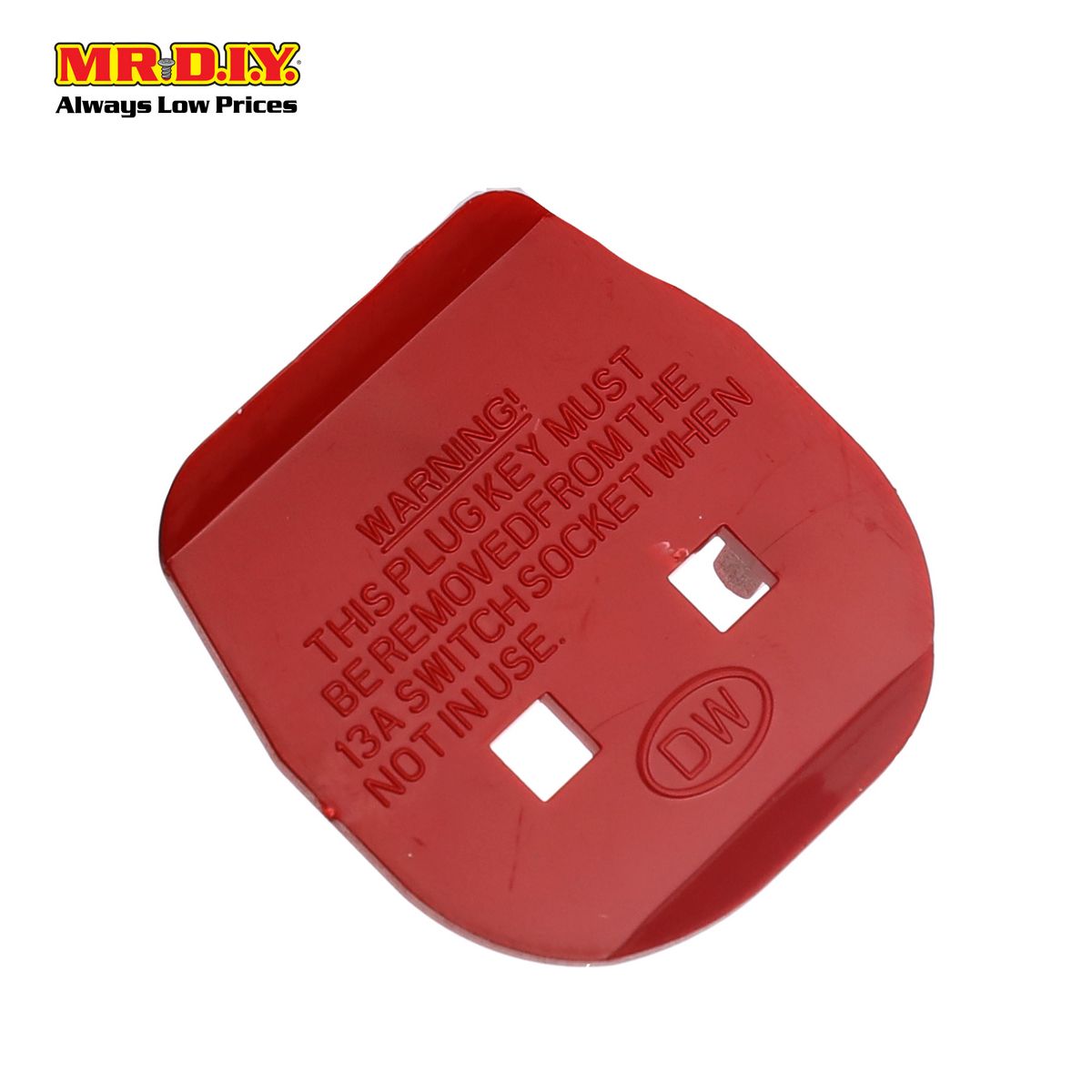 (MR.DIY) Multi-Colour Plastic Safety Plug Key 2 Pin Converter (3pcs ...