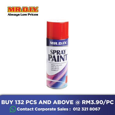 (MR.DIY) Spray Paint Vermillion #15 400ml