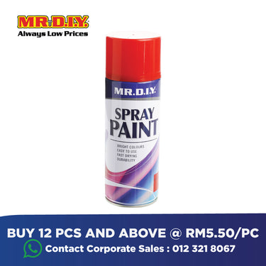 (MR.DIY) Spray Paint Vermillion #15 400ml