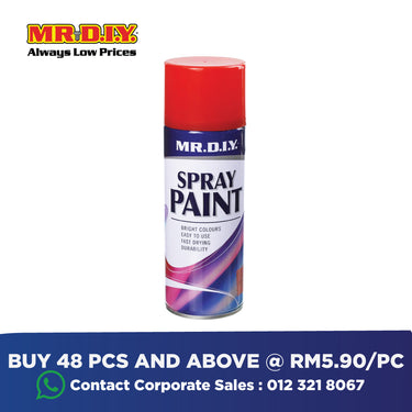 (MR.DIY) Spray Paint Sparkling Red #46 400ml