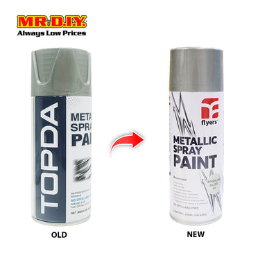 (MR.DIY) FLYERS Spray Paint Sparkling Silver #48 (400ml)