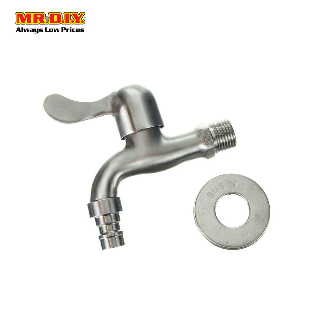 (MR.DIY) Stainless Steel Faucet Wall Water Hose Tap – MR. D.I.Y ...