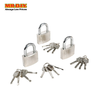 (MR.DIY) Security Padlock 50mm (3pcs) BH503