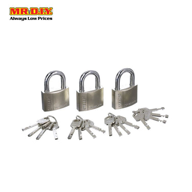 (MR.DIY) Security Padlock 50mm (3pcs) BH503