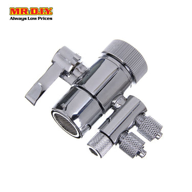(MR.DIY) 2-Way Adapter Faucet Double Switches Diverter Valve Water Filter 49816