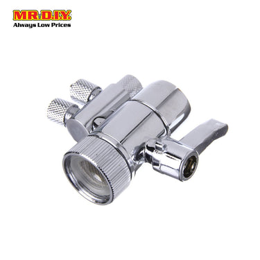 (MR.DIY) 2-Way Adapter Faucet Double Switches Diverter Valve Water Filter 49816