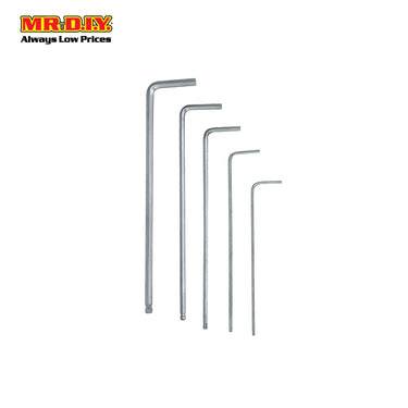 (MR.DIY)  Extralong Ball Point Hex Key Set CR-V (9pcs)