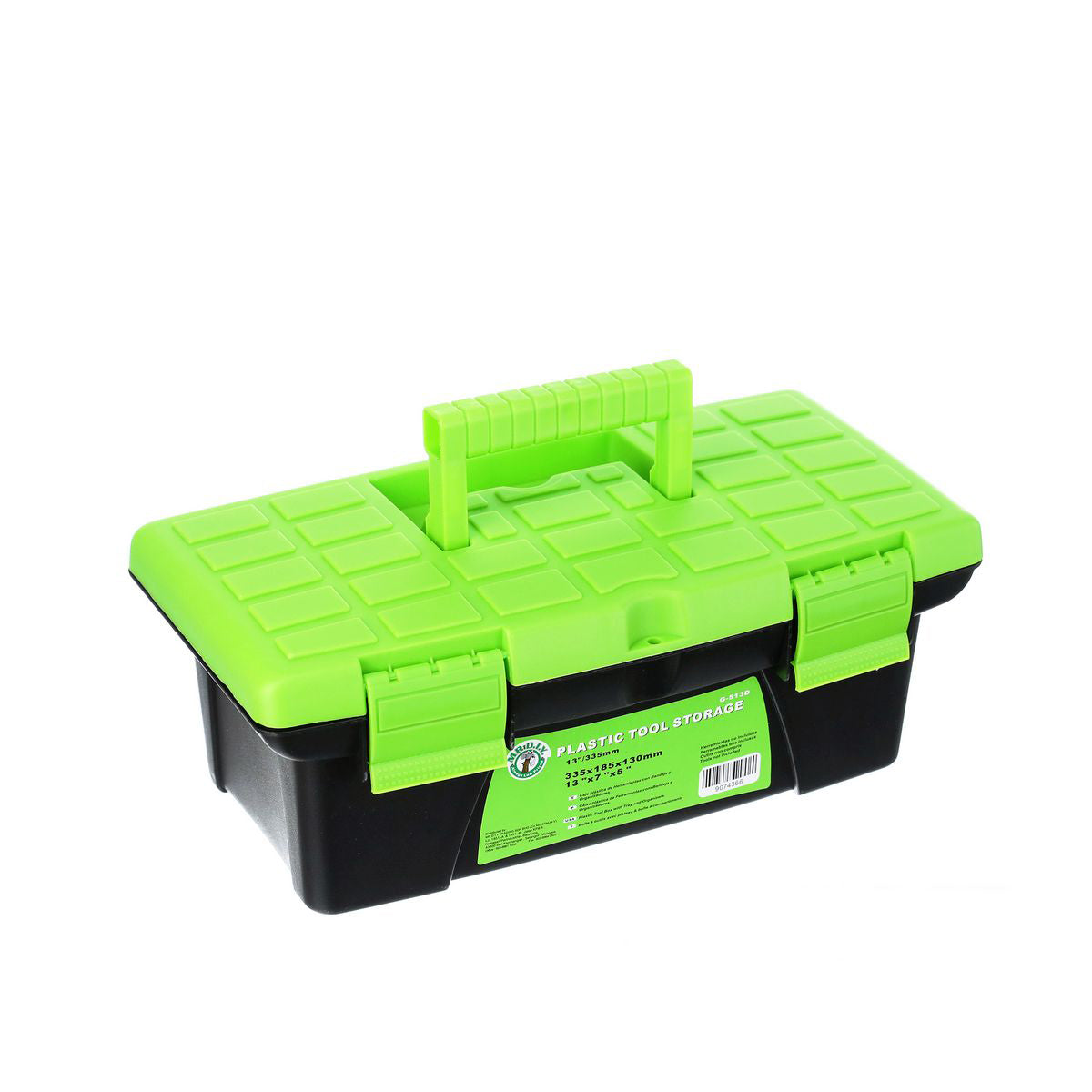 Maestro Plastic Toolbox Holdall – 13/16/22 Inch DIY Storage Box With Removable Tray – AB Tools