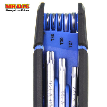 HOTAK Folding Torx Key Set (8pcs) YJHK-2757