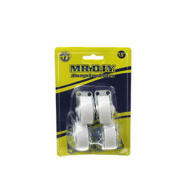 (MR.DIY) Caster Trolley Wheel Set 1.5'' (4 pcs)