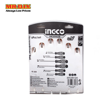 INGCO 6 In 1 Screwdriver Set HKSDO628