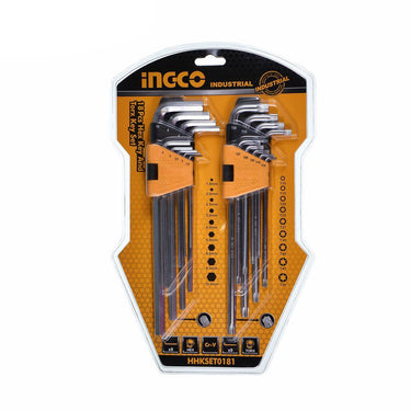 INGCO Hex Key and Torx Key Set (18pcs)