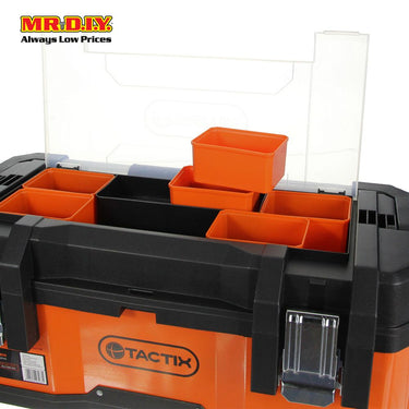 TACTIX Orange Tool Box (23")
