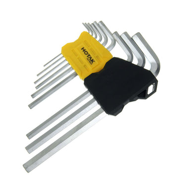 HOTAK 9-piece Long Arm Hex Key Set