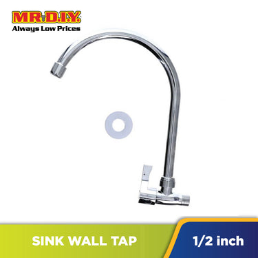 (MR.DIY)  Stainless-Steel Sink Wall Tap (22cm x 2cm)