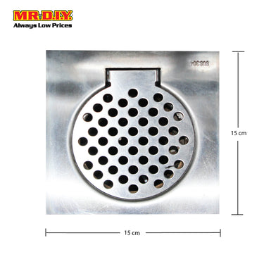 (MR.DIY) Stainless-Steel Floor Trap Grating (15cm)