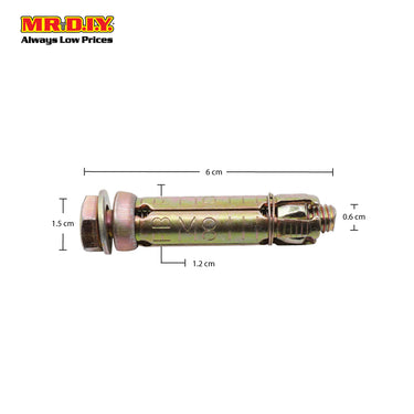 JINFENG M8 Loose Bolt Shield Anchor (2 x 6cm)