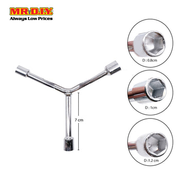 (MR.DIY)  3-Way Y Wrench Spanner Socket