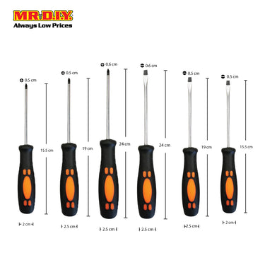 JINFENG 6 In 1 Multi-size Screwdriver set