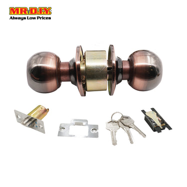 FIGHTER Cylinder Entrance Lock Set Brown (60mm)