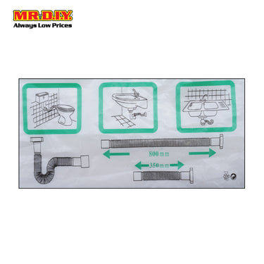 (MR.DIY) MEIGUANG Flexible Wash Basin Siphon