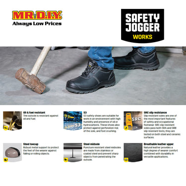 [PRE-ORDER] SAFETY JOGGER Bestrun S3 Safety Shoes