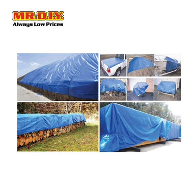 (MR.DIY) Waterproof Tarpaulin Canvas Sheet Cover (8x10 Feet)