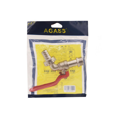 (MR.DIY)  89244  Copper Bib Tap 1/2" (Red handle)