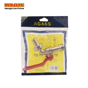 (MR.DIY)  89244  Copper Bib Tap 1/2" (Red handle)